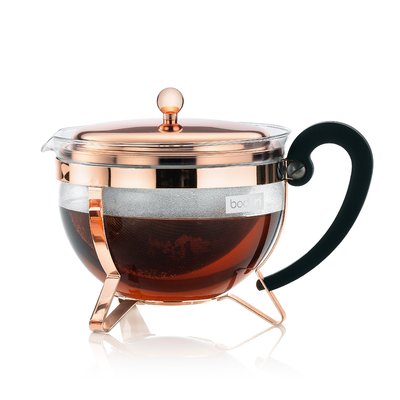 Bodum 1.3 L Cuivre CHAMBORD Théière à panier BODUM