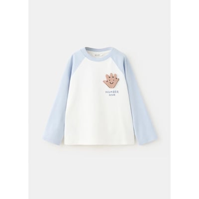 T-shirt raglan contrastant MANGO BABY