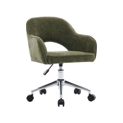 Chaise de bureau enfant à roulettes ajustable tissu chenille JIM KID SWEEEK