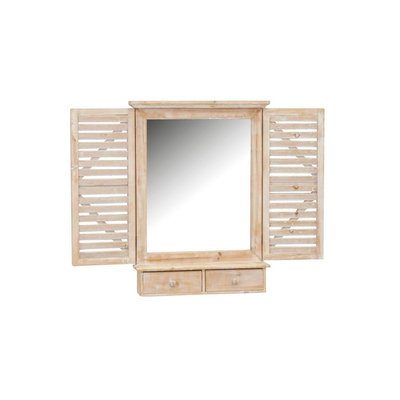 Miroir fenêtre en bois avec tiroirs AUBRY GASPARD
