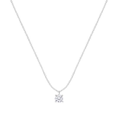 Collier en argent 925 et oxyde de zirconium CLEOR