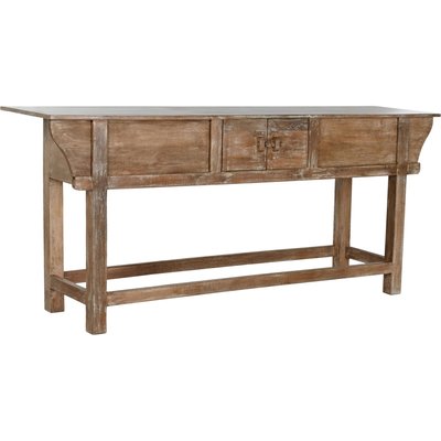 Console d'entrée en bois de manguier naturel style chinois RECOLLECTION