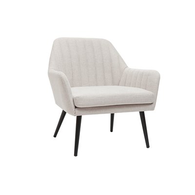 Fauteuil design en tissu effet velours texturé GASTON MILIBOO