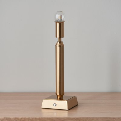 Toryn Rechargeable Table Lamp in Aged Brass SO'HOME
