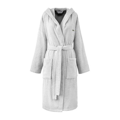 Peignoir de bain en coton, L OPEN LACOSTE HOME