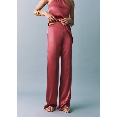 Pantalon droit satiné MANGO TEEN