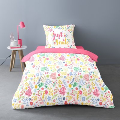 Housse de couette  JUST SMILE  coton DECORATIE