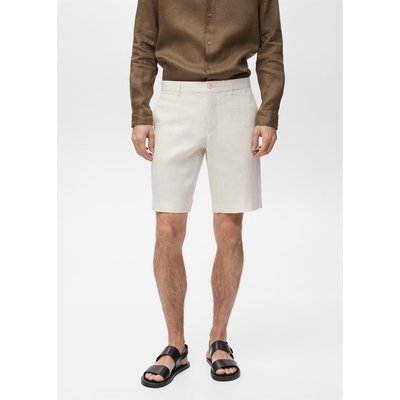 Bermuda slim-fit 100 % lin MANGO MAN