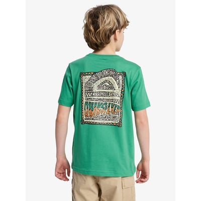 T-shirt com motivo estampado à frente e atrás QUIKSILVER