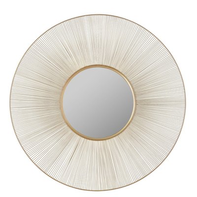Miroir cadre en métal rond Manika BOITE A DESIGN