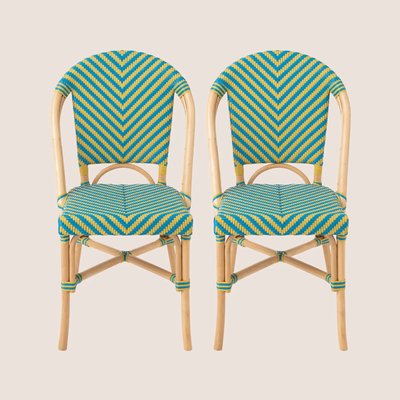 Chaises bistrot tressées (lot de 2) - MONTMARTRE HELLIN, DEPUIS 1862