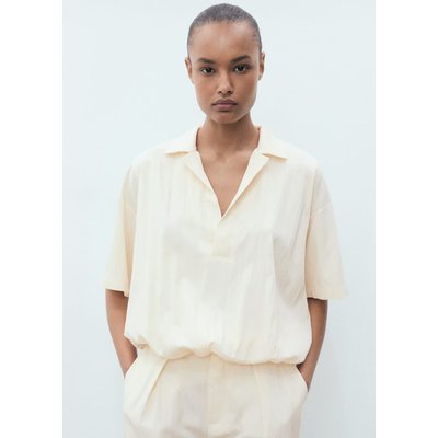 Chemise crop bouffante MANGO