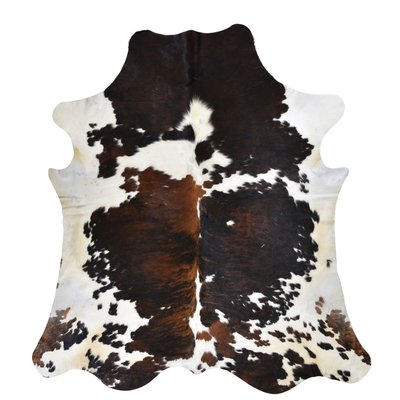 Tapis Muh peau de vache naturelle, très fin THEKO
