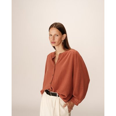 Blouse boutonnée, col Mao, PORTRAIT GRACE & MILA