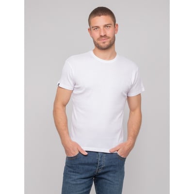 T Shirt Col Rond Coton Cotelé Walter RITCHIE