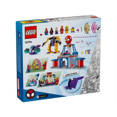 Le QG des lanceurs de toile de l'équipe Spidey LEGO