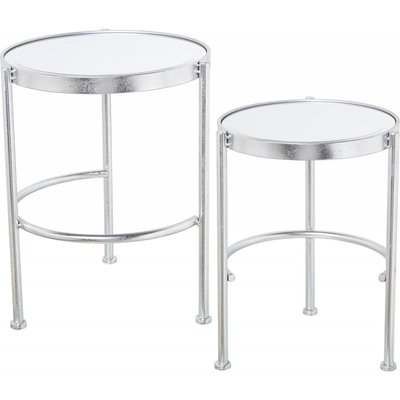 Tables d'appoint en métal, lot de 2 RECOLLECTION