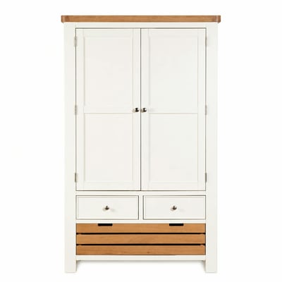 Buffet de cuisine garde-manger blanc style campagne chic VELIA PIER IMPORT