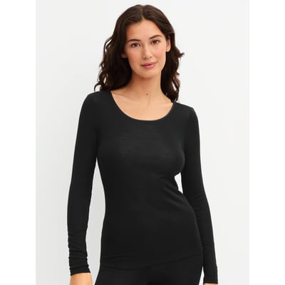 T-shirt à manches longues en laine et soie manches longues Laine TRUE CONFIDENCE CALIDA