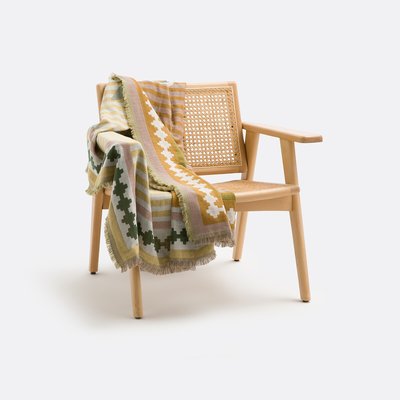 Plaid jacquard frangé, Mercado LA REDOUTE INTERIEURS