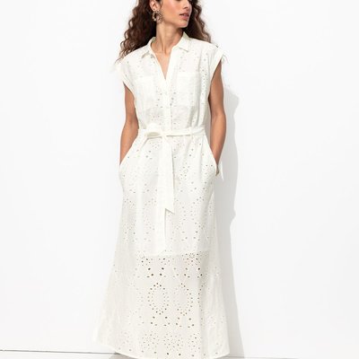 Longue robe broderie anglaise PROMOD