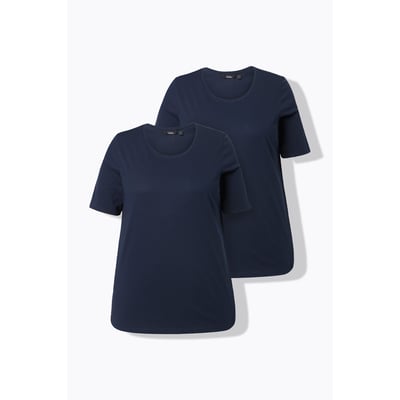 T-shirt coupe Regular. Col rond et manches ULLA POPKEN