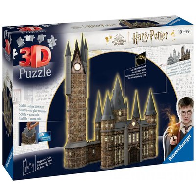 Puzzle 3d château de poudlard illuminé - la tour d'astronomie / harry potter RAVENSBURGER