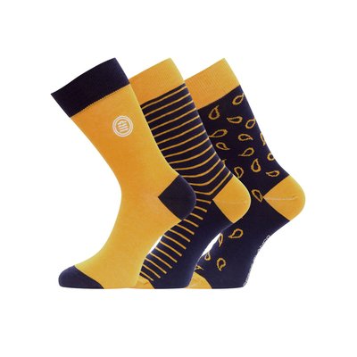 Lot De 3 Paires De Chaussettes Coton De Ville Peigné Doux SERGE BLANCO