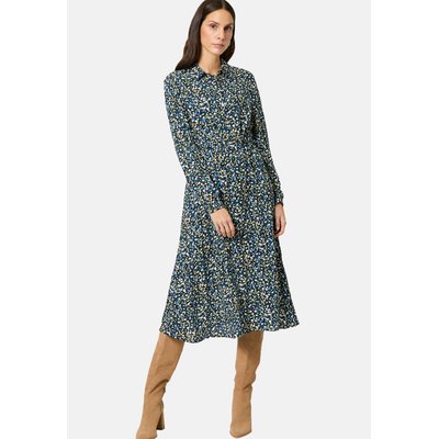 Crepè-Kleid à ceinture ZERO