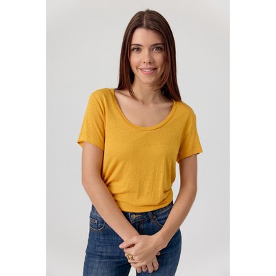 T-shirt col V basique confortable BRITNEY ARTLOVE