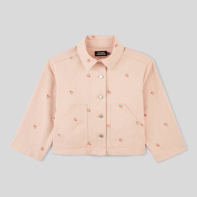 Veste brodé en coton twill MONOPRIX
