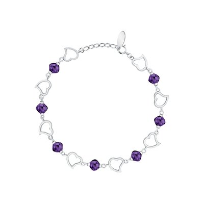 Bracelet en argent 925 et oxyde de zirconium CLEOR