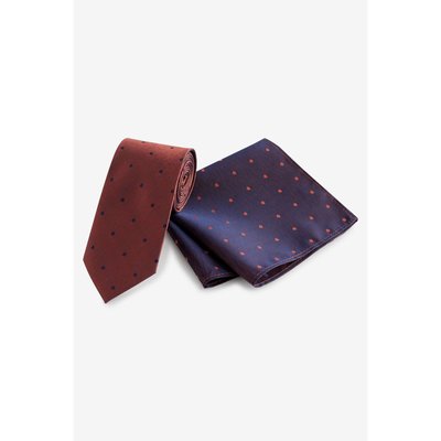 Cravate étroite et pochette, ensemble NEXT