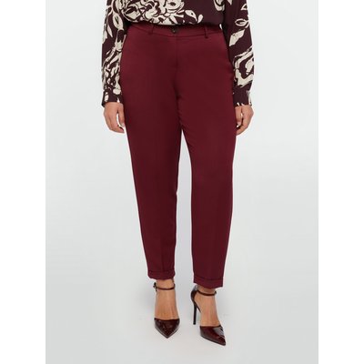 Pantalon droit avec zip et bouton sur le devant, passants de ceinture à la taille FIORELLA RUBINO