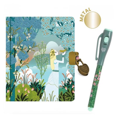 Petit carnet secret Charlotte avec feutre magique DJECO