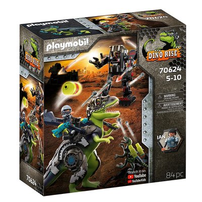 Tyrannosaure et robot géant Dino Rise PLAYMOBIL