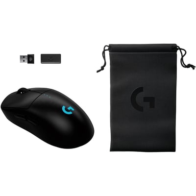 Souris Gamer Sans Fil Pro 2 Lightspeed noir + Pochette + Dongle 8K Hz LOGITECH