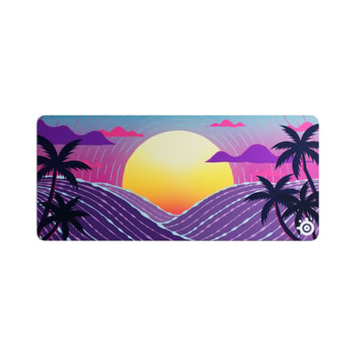 Tapis de souris QcK XXL Neon Sunset EU STEELSERIES