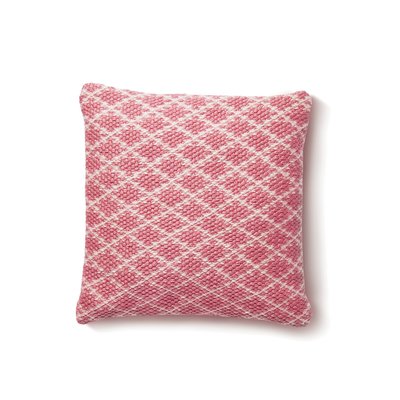 Outdoor/Indoor Argyle Woven Cushion - 100% Recycled 45x45cm HUG RUG WOVEN