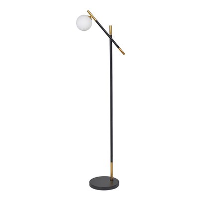 White Orb Floor Lamp SO'HOME