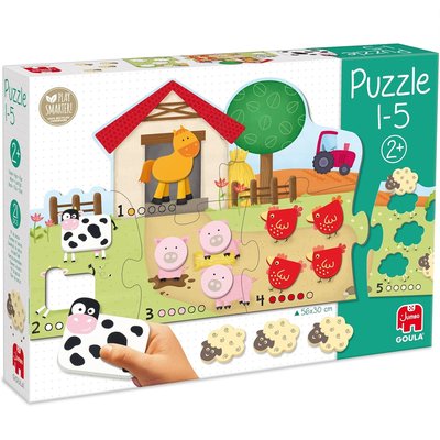 Puzzle chiffres de 1 à 5 GOULA