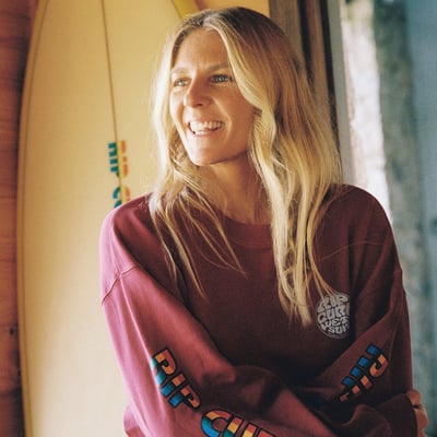 Sweat col rond oversize Stephanie Gilmore Heritage RIP CURL