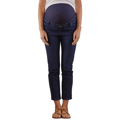 Jean droit enduit femme outlet