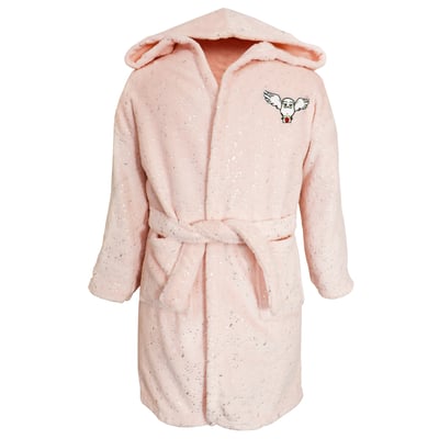 Robe de chambre brodée à capuche, HEDWIGE HARRY POTTER