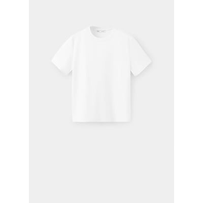 T-shirt coton col rond MANGO