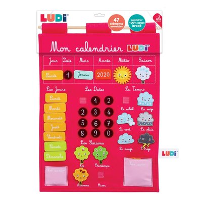 Panneau Calendrier LUDIMOUSSE