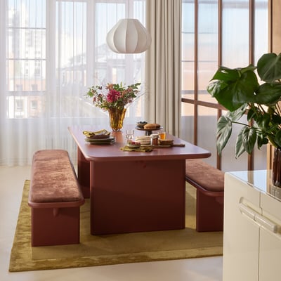 Banco XL em MDF lacado mate, comprimento 230 cm, MARVELA LA REDOUTE INTERIEURS