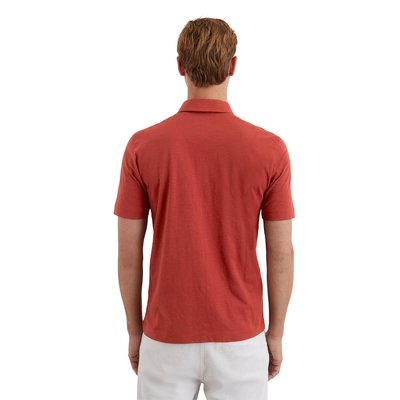 Polo en jersey slub regular en coton bio doux MARC O'POLO