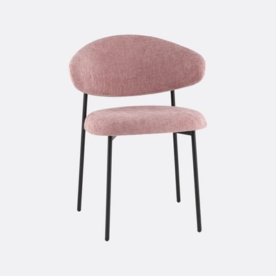 Стул с обивкой из шенилла SO'HOME