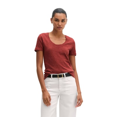 T-shirt DfC loose en jersey slub MARC O'POLO